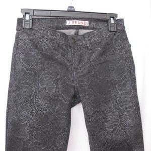 J Brand Snakeskin Print Jeans - 25